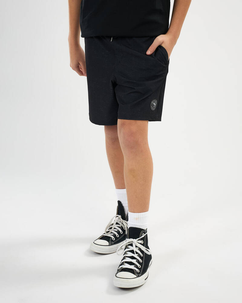 Salty Life Boys' Anchor Point Elastic Waist Shorts for Mens