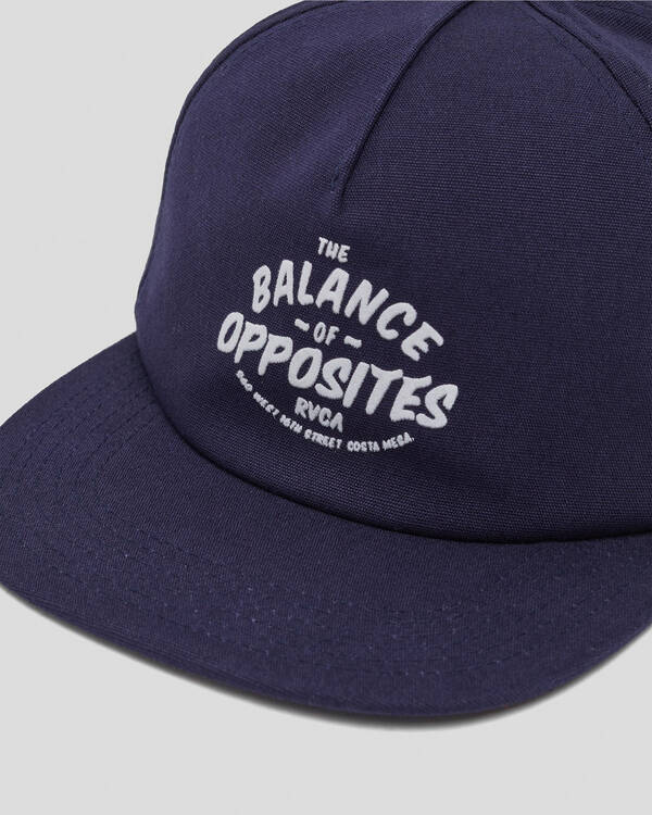 RVCA Postal Snapback Cap for Mens