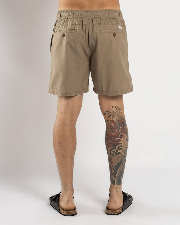Lucid Refined Elastic Waist Shorts for Mens