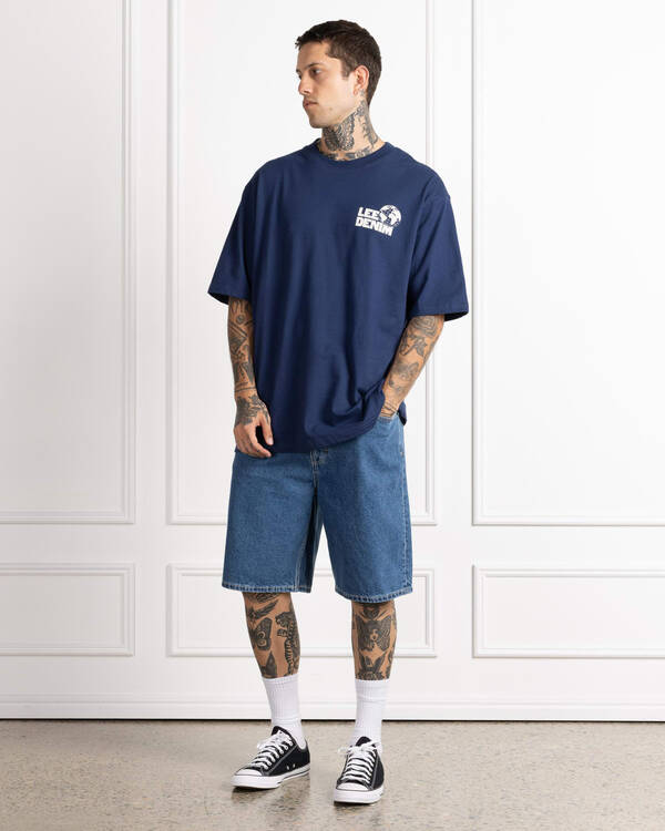 Lee L-Five Biggie Denim Shorts for Mens