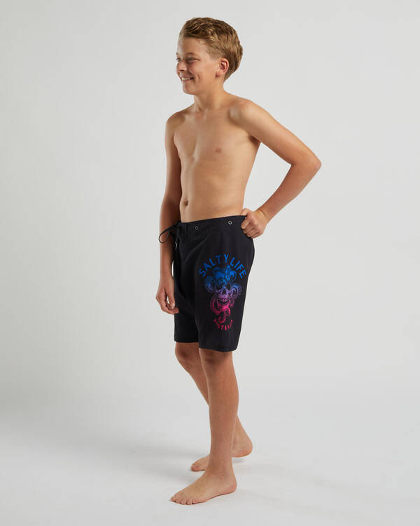 Salty Life Boys' Buccaneer Board Shorts for Mens