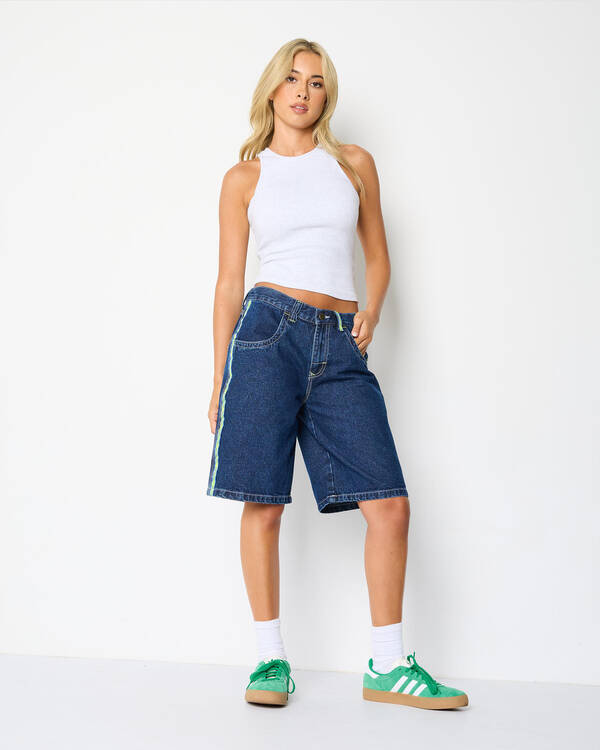 Rusty Flip Mommy Denim Shorts for Womens