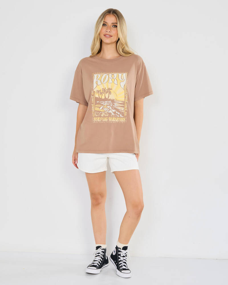 Roxy Sunny Oversized T-Shirt for Womens