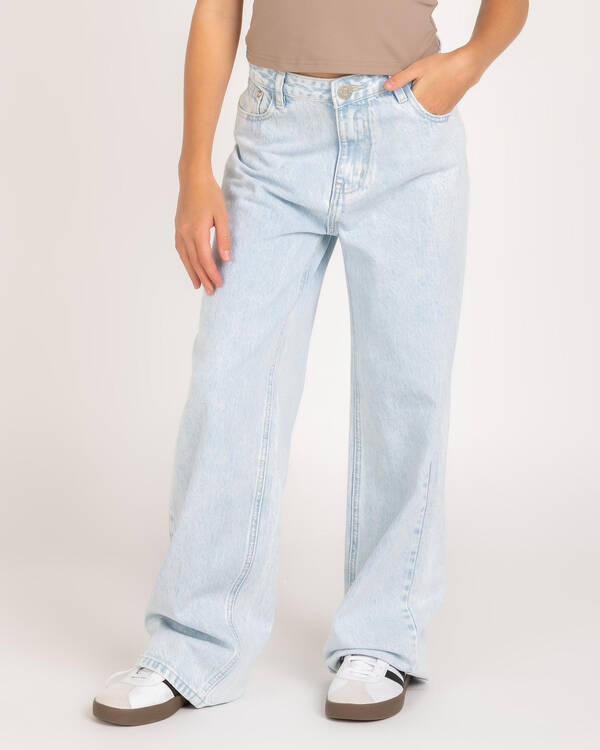 DESU Girls' Icon Straight Leg Jeans for Womens