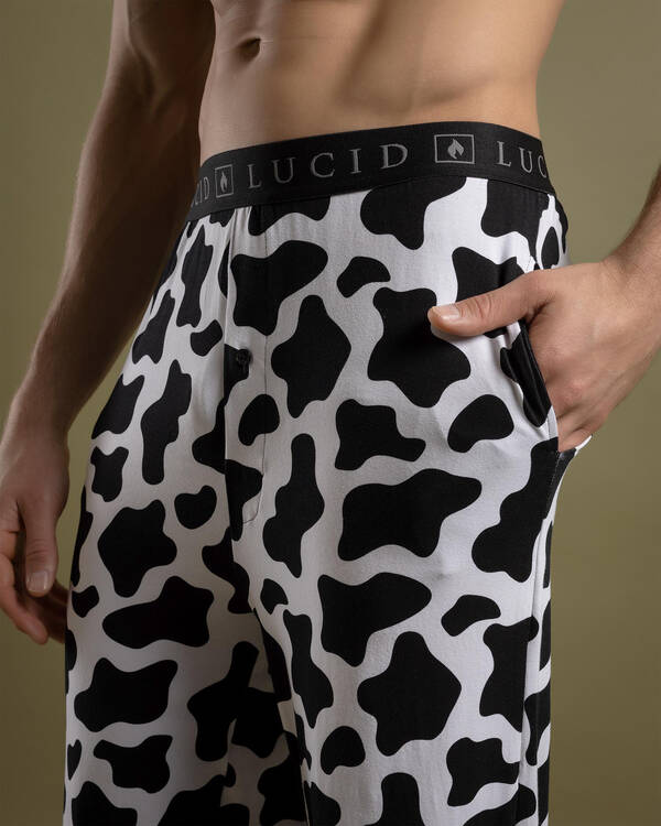 Lucid Cow Pyjama Pants for Mens