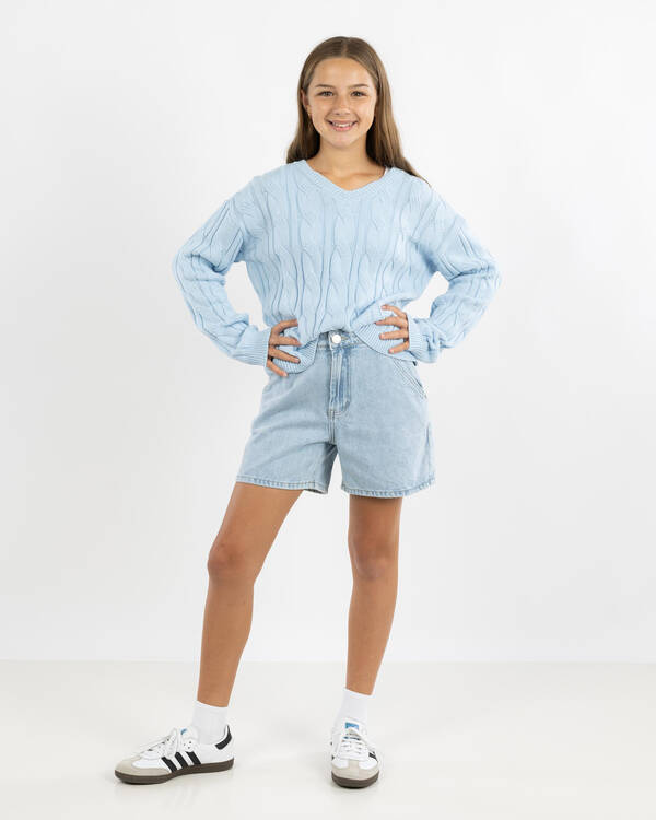 Ava And Ever Girls' Cambridge V Neck Knit Jumper for Womens
