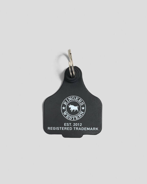 Ringers Western Cattle Tag Keyring for Unisex