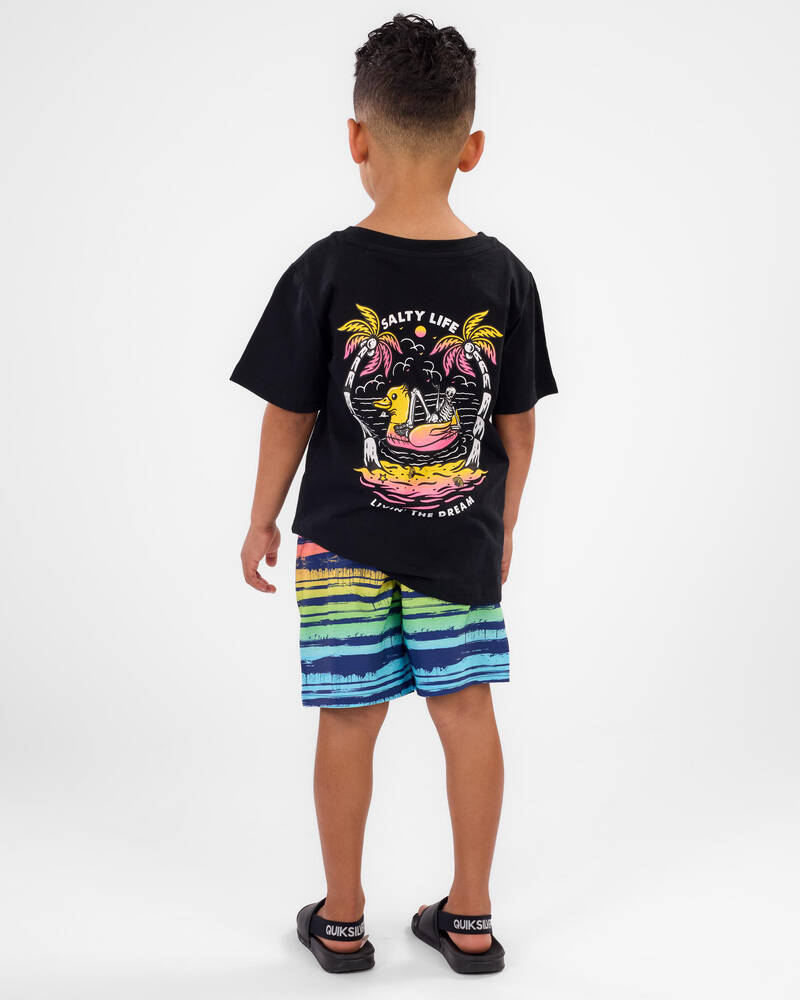 Salty Life Toddlers' Palette Elastic Waist Shorts for Mens