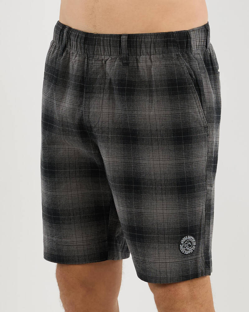Jacks Crisis Elastic Waist Shorts for Mens