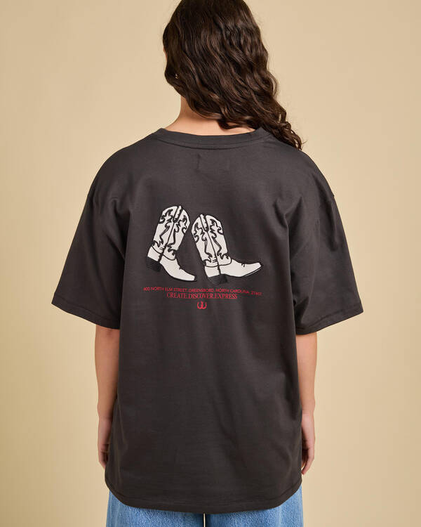 Wrangler Boot Scootin' Slouch T-Shirt for Womens