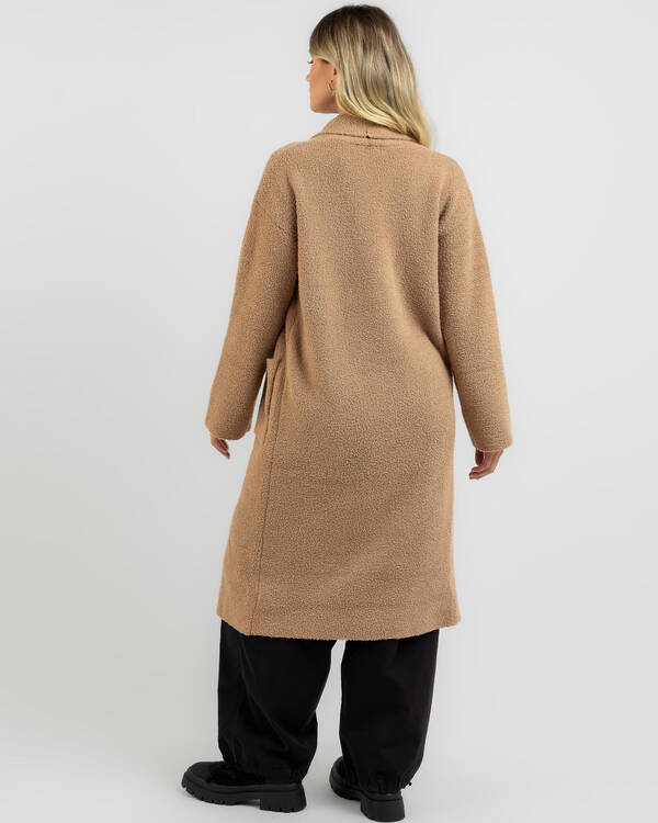 Ava And Ever Penelope Longline Teddy Knit Cardigan for Womens