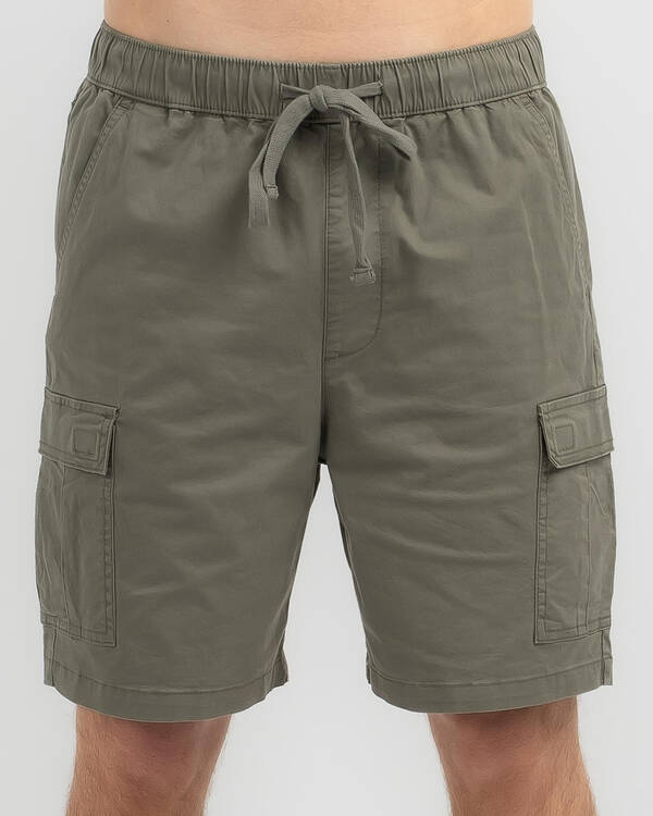 Jacks Stockpile Elastic Waist Shorts for Mens