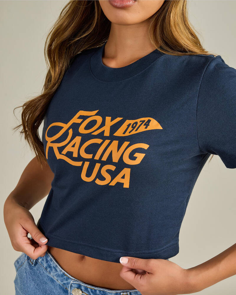 Fox Fox USA Baby Tee for Womens