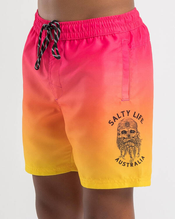 Salty Life Boys' Merge Elastic Waist Shorts for Mens