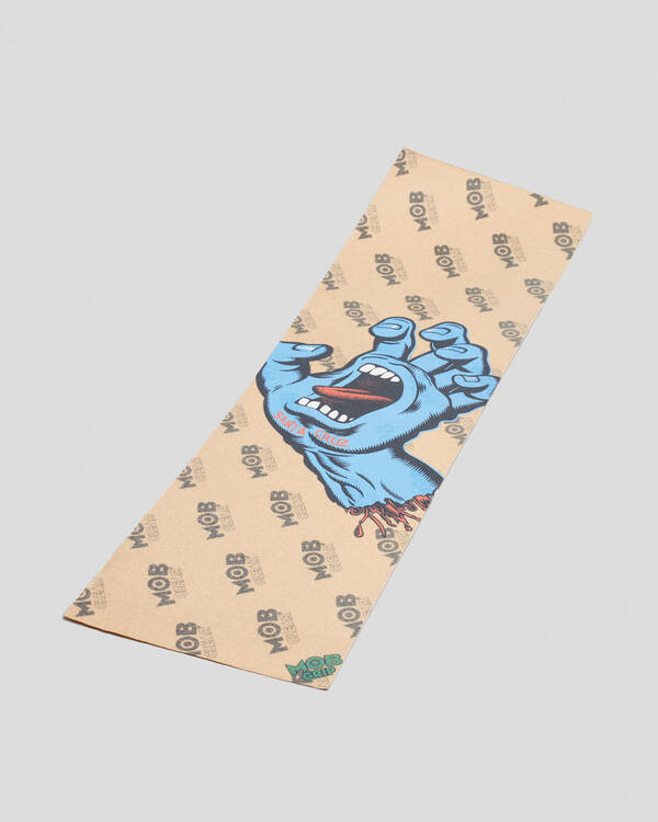 Mob Grip Santa Cruz Screaming Hand Clear Grip Tape for Unisex
