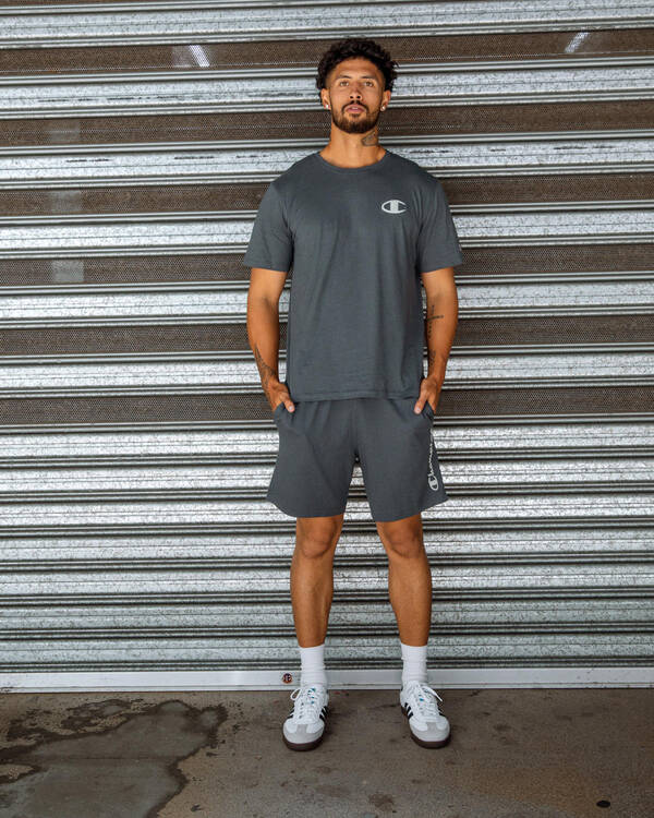 Champion Champion Puff Script Jersey Shorts for Mens