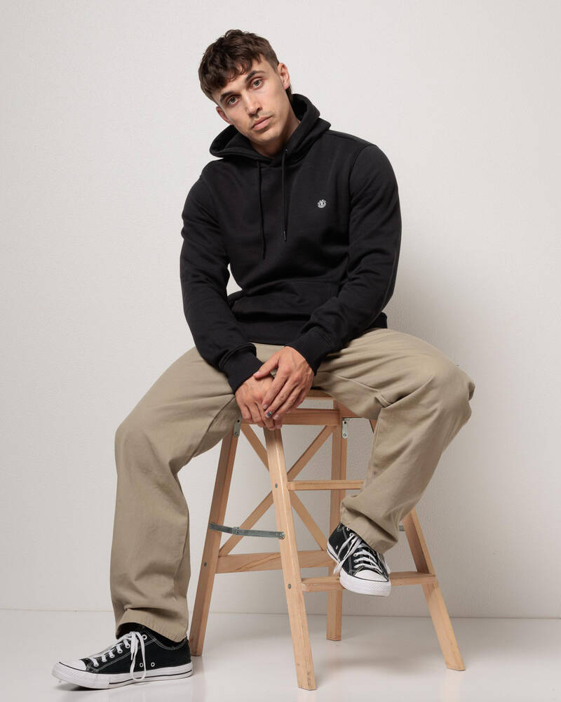 Element Icon Embroidery Hoodie for Mens