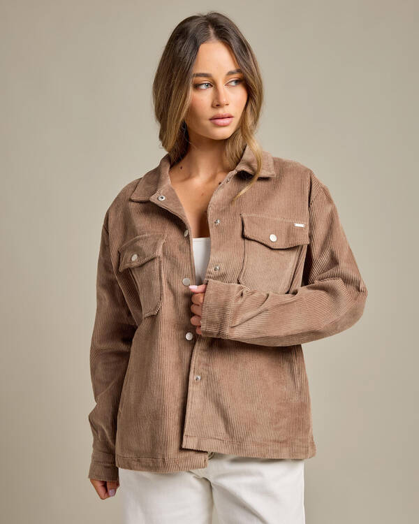 Ava And Ever Mila Cord Shacket for Womens