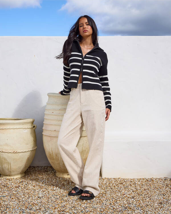 Ava And Ever Alba Zip Knit for Womens