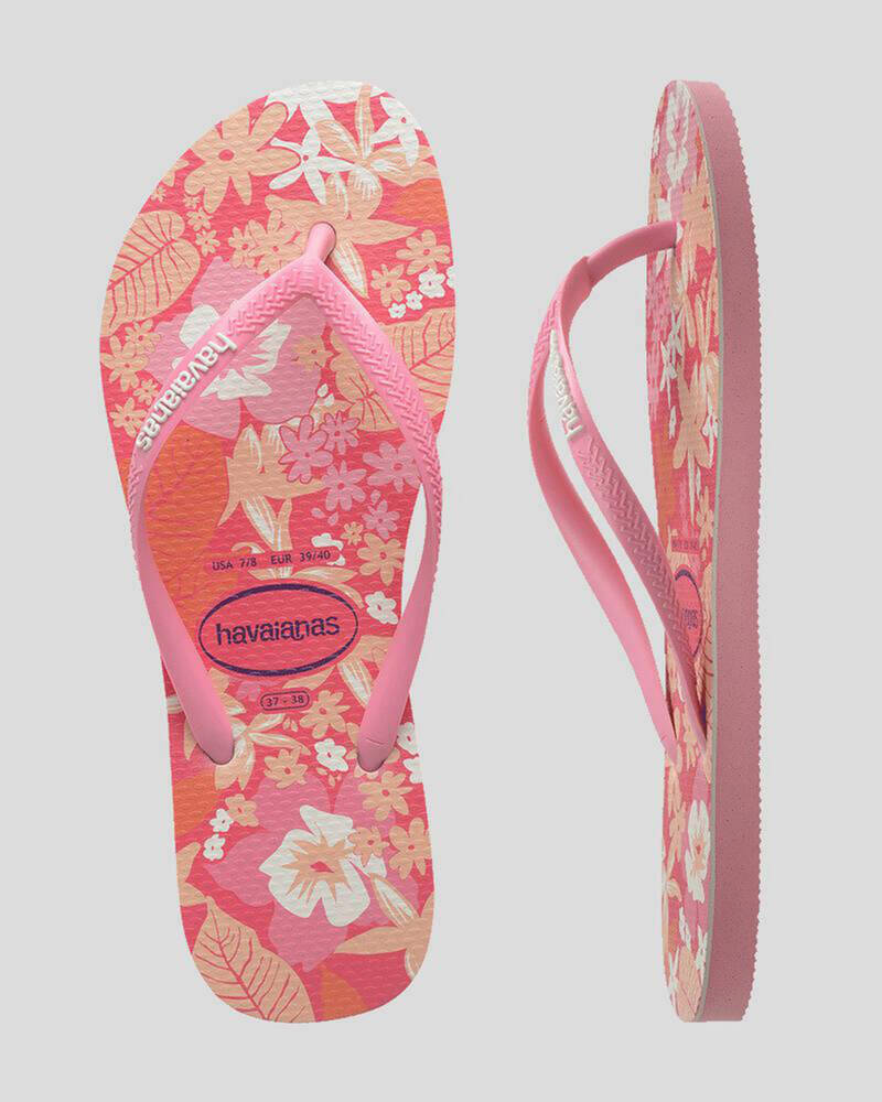 Havaianas Slim Ditsy Bloom Thongs for Womens