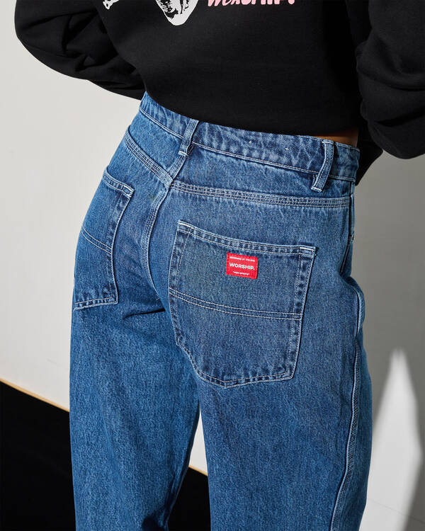 Worship Supplies Sloucher Jeans for Womens