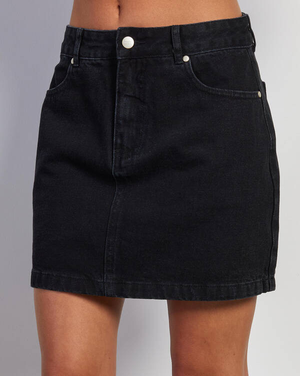Afends Georgia Organic Denim Skirt for Womens