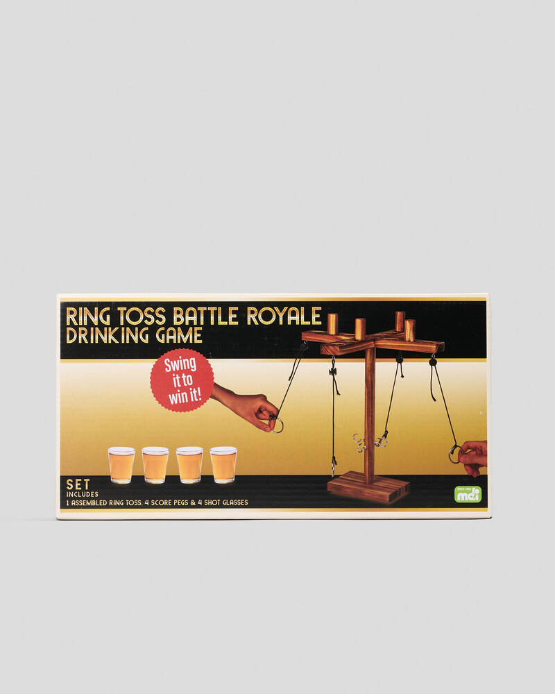 Get It Now Drink Game Ring Toss Battle Royale for Mens