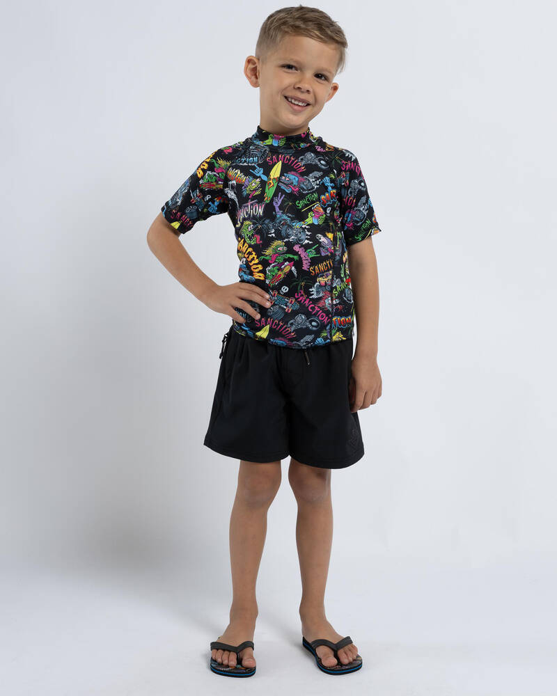 Sanction Toddlers' Squad Short Sleeve Rash Vest for Mens