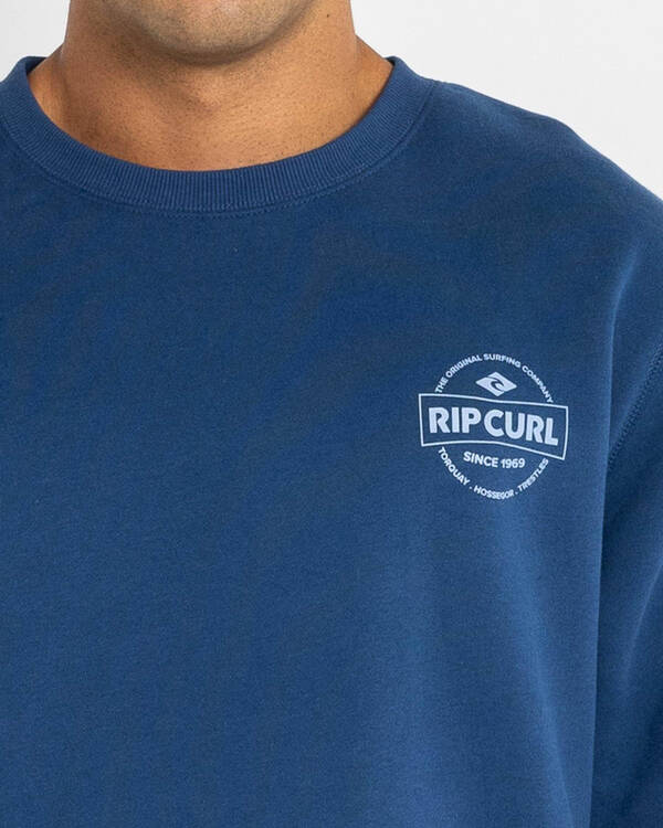 Rip Curl Stapler Crew Sweatshirt for Mens