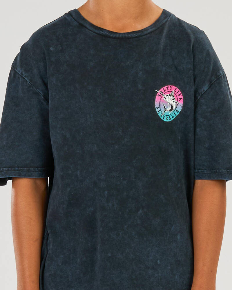 Salty Life Boys' Evaded T-Shirt for Mens