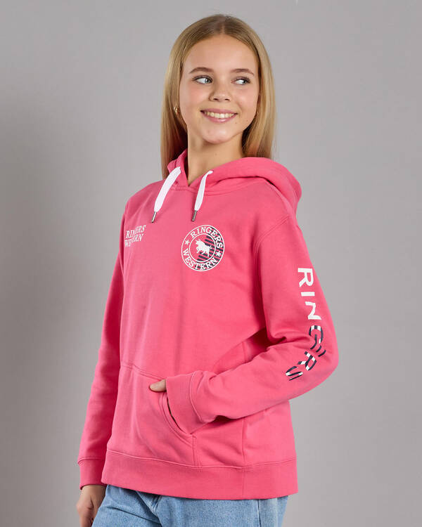 Ringers Western Girls' Jackaroo Flag Hoodie for Womens