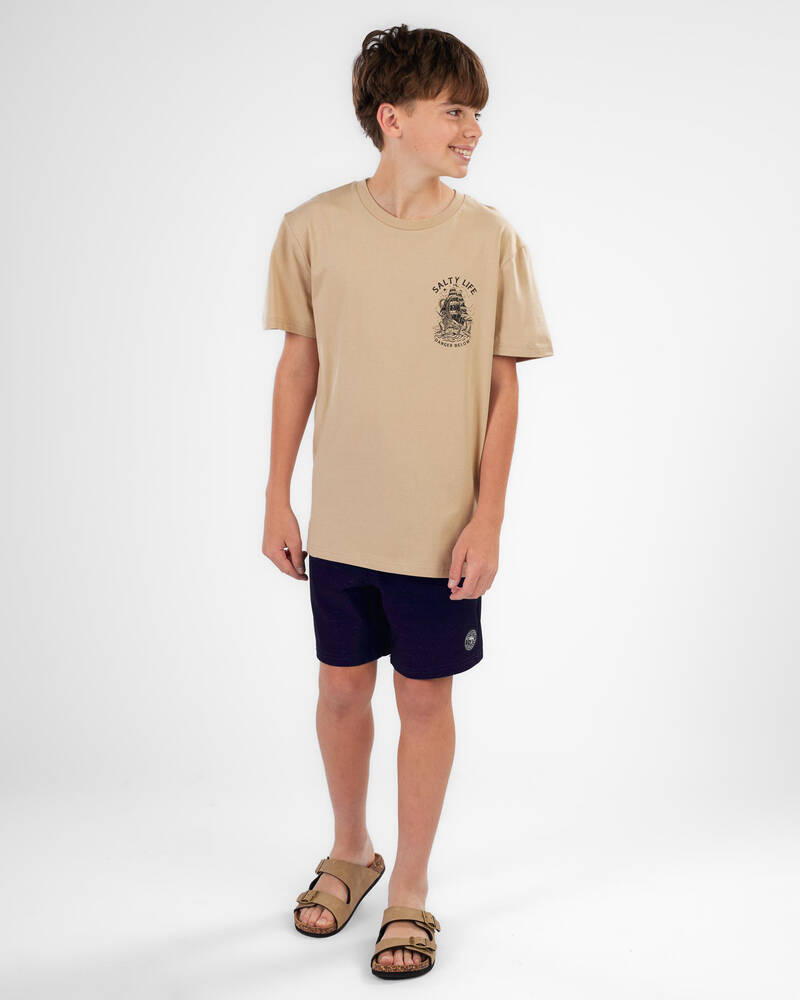 Salty Life Boys' Kraken's Hold T-Shirt for Mens
