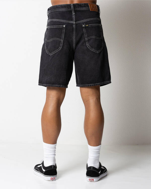Lee L-Four Baggy Denim Shorts for Mens