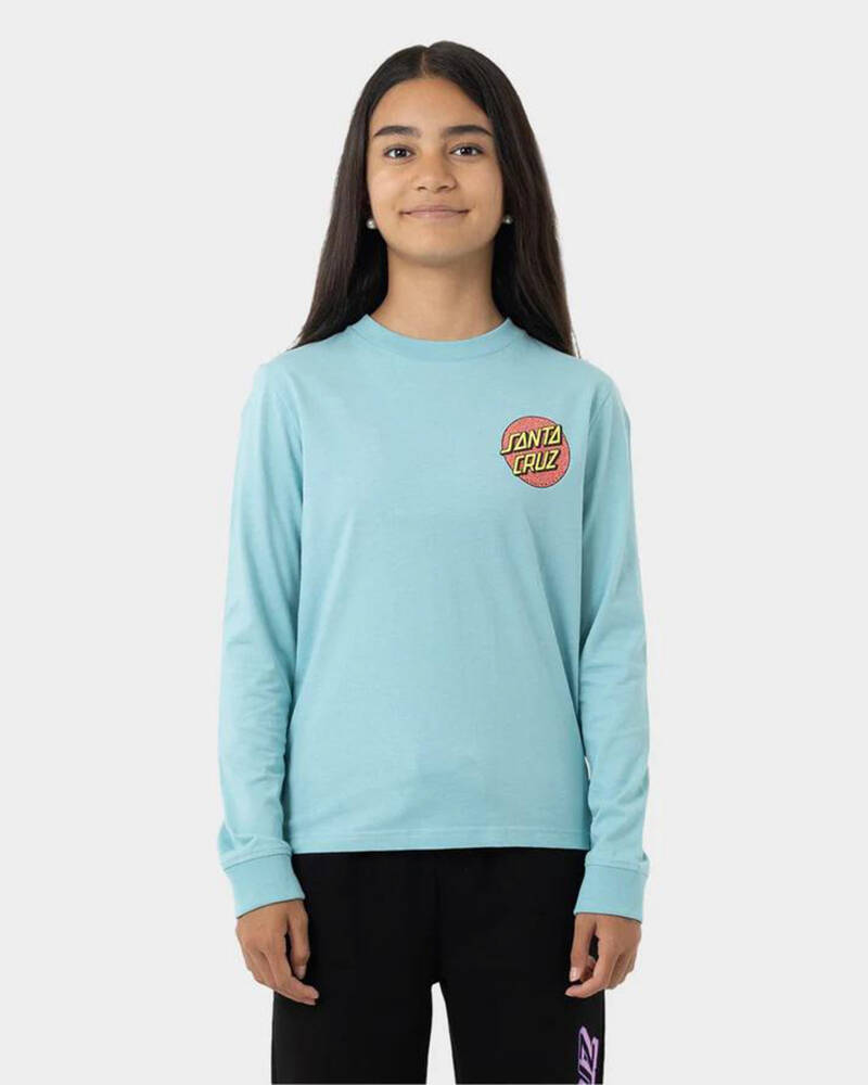 Santa Cruz Girls' Sprinkle Dot Long Sleeve T-Shirt for Womens