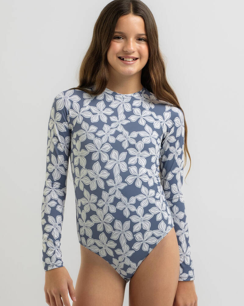 Roxy Girls' Drifter Floral Long Sleeve Surfsuit for Womens