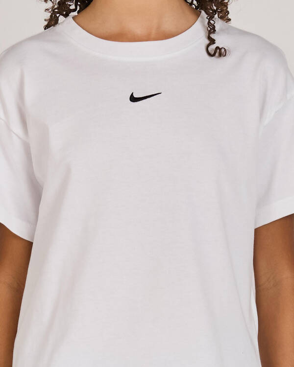 Nike Girls' Sportswear Essential Boxy T-Shirt for Womens