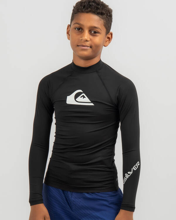 Quiksilver Boys' All Time Long Sleeve Wetshirt for Mens