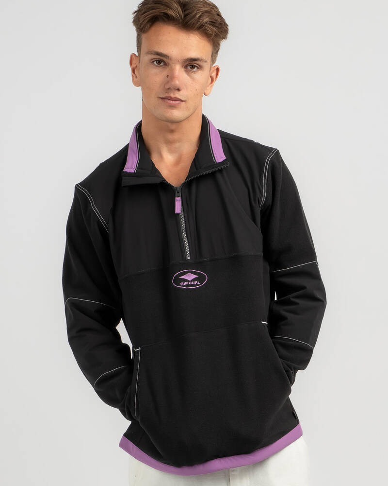 Rip Curl Anti Series QSP Quarter Zip Crew Sweatshirt for Mens
