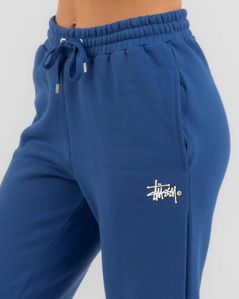 Stussy Stock Wide Leg Track Pants for Womens