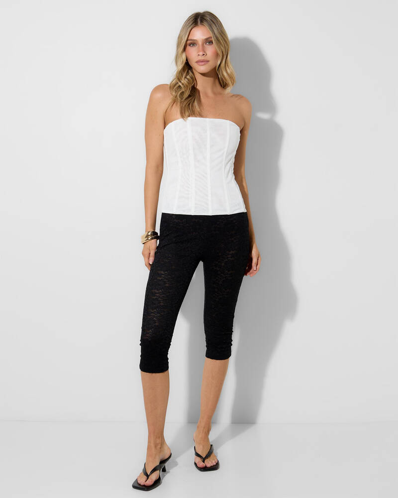 Ava And Ever Marseille Lace Capri Pants for Womens