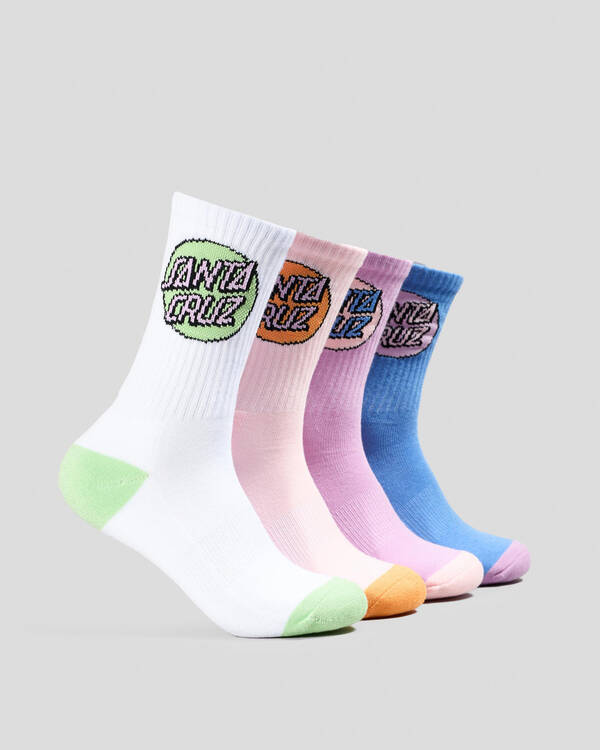 Santa Cruz Girl's Other Dot Crew Sock Pack for Womens