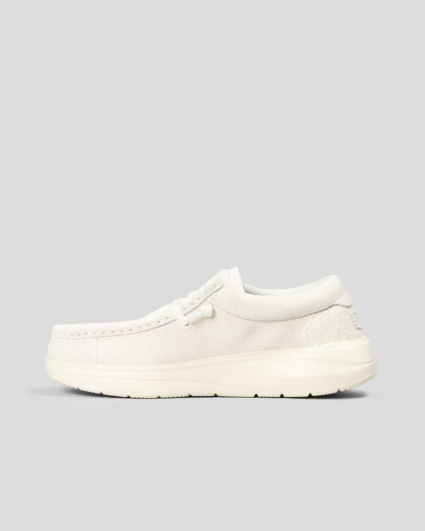 HEYDUDE Wendy COMF Suede Shoes for Womens