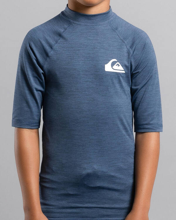 Quiksilver Boys' Everyday UPF50 Short Sleeve Rash Vest for Mens
