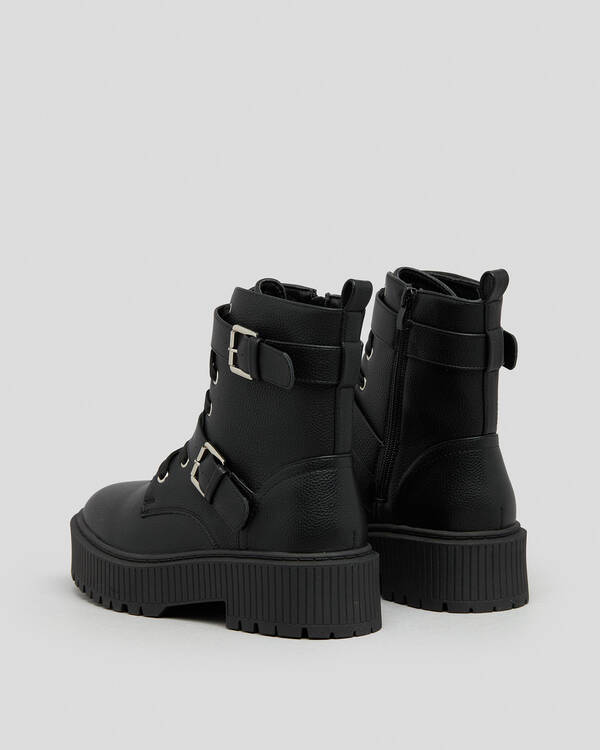 Jonnie Buckle Up Boots for Womens