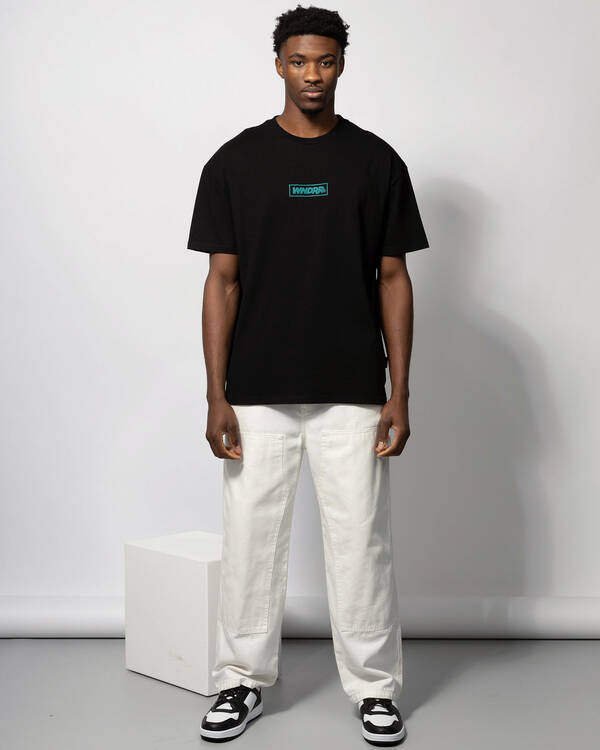 Wndrr Scrawl Box Fit T-Shirt for Mens