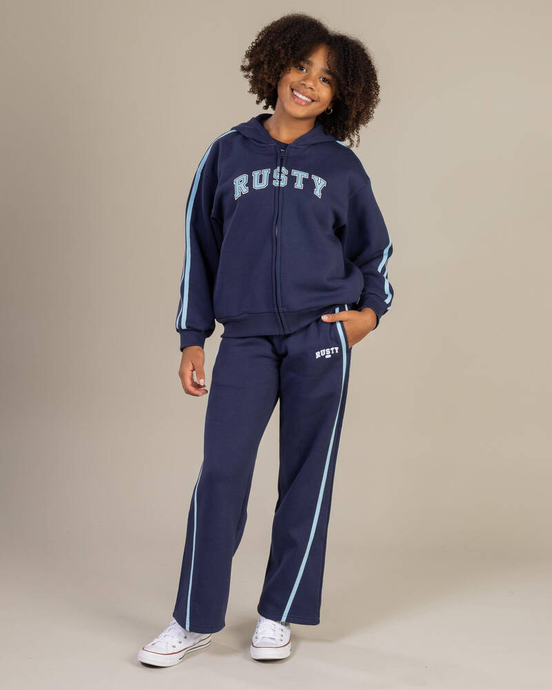 Rusty Girls' Team Varsity Zip Through Hoodie for Womens