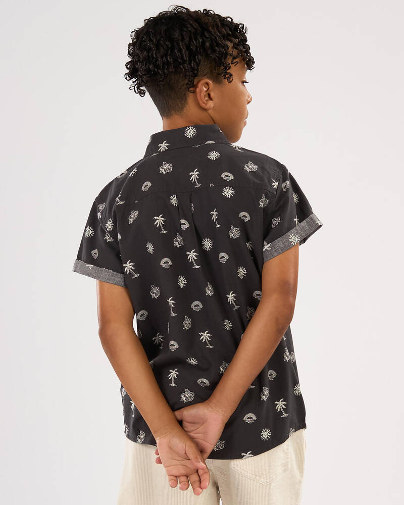 Rip Curl Boys' Sessions Short Sleeve Shirt for Mens