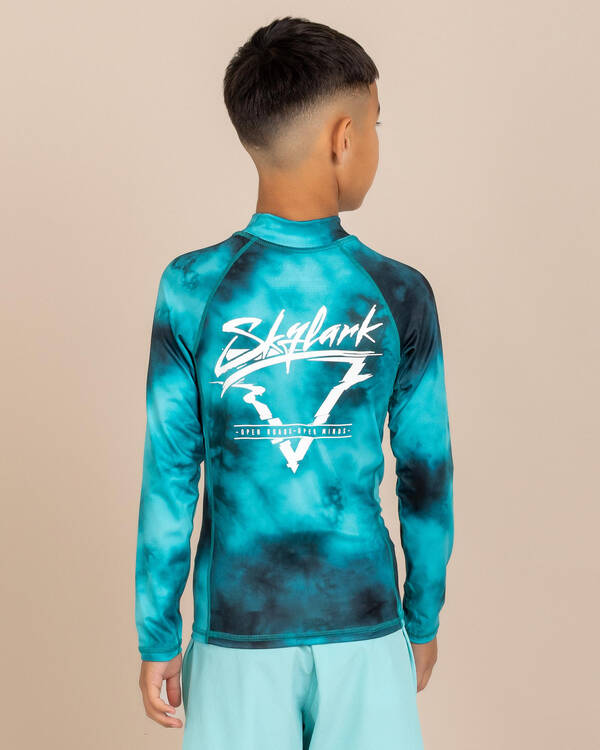 Skylark Boys' Frequency Long Sleeve Rash Vest for Mens