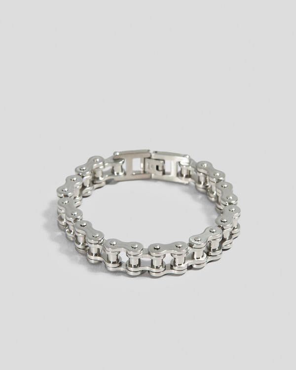 REPUBLIK Metal Bike Chain Bracelet for Mens