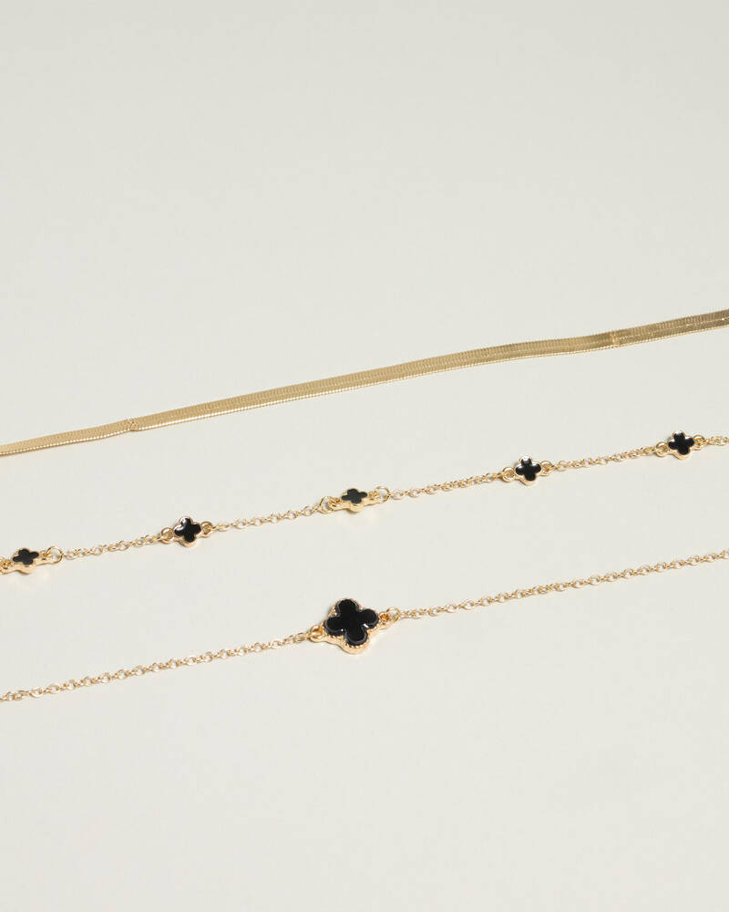Karyn In LA Baby Clover Bracelet pack for Womens